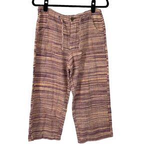 Primitive‎ Pink & Purple Striped Capri Pants